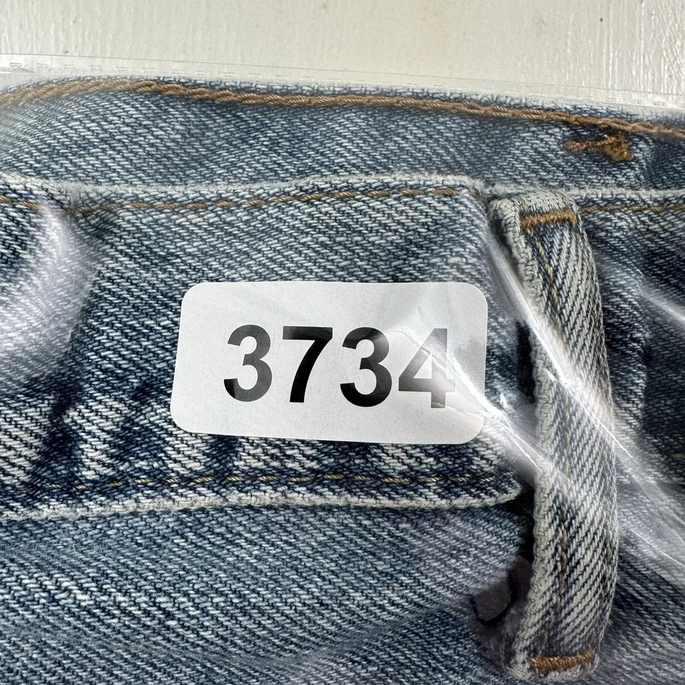 Y2K Levi's 505 Jeans Men's 42x32 Regular Fit 100% Cotton Straight Leg Light Wash